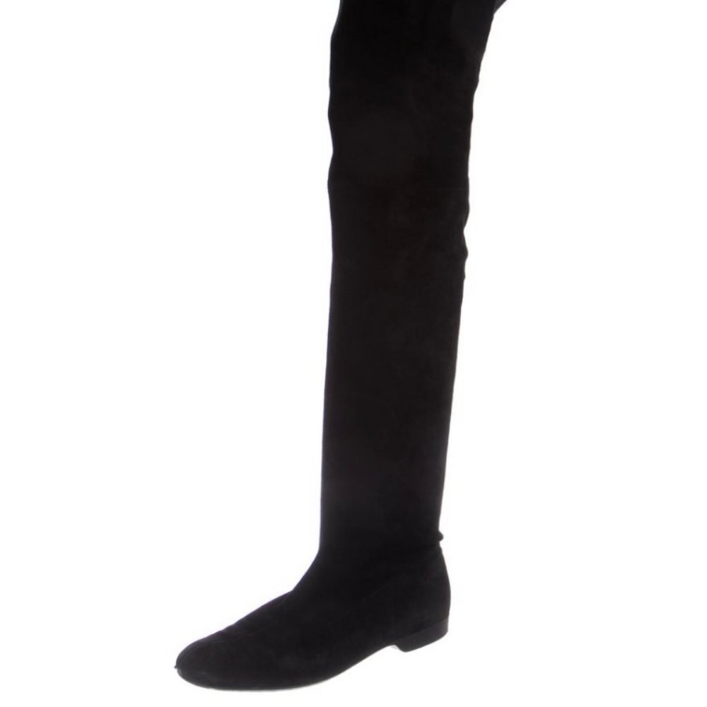 Robert Clergerie Suede Over-The-Knee Boot